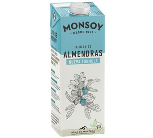 Bebida Vegetal de Almendra SinGluten Bio 1L Monsoy