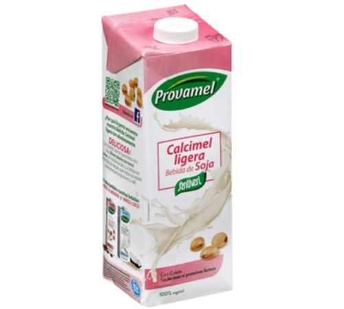 Bebida Vegetal Soja Calcimel SinGluten Vegan 1L Santiveri