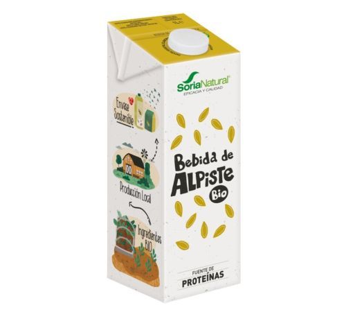 Bebida Vegetal de Alpiste SinGluten Bio Vegan 1L Soria Natural