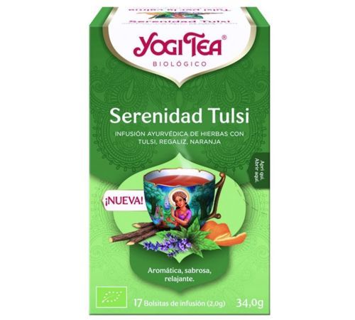 Serenidad Tulsi Infusion Eco 17inf Yogi Tea