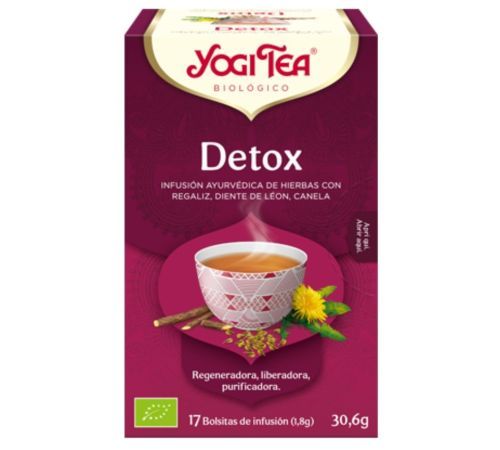 Infusion Detox SinGluten Bio Vegan 17inf Yogi Tea