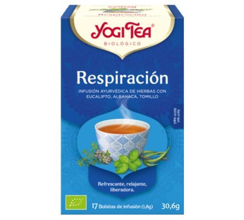 Infusion Respiracion SinGluten Bio Vegan 17inf Yogi Tea