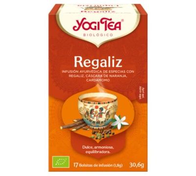 Infusion Regaliz SinGluten Bio Vegan 17inf Yogi Tea Infusion Regaliz SinGluten Bio Vegan 17inf Yogi Tea