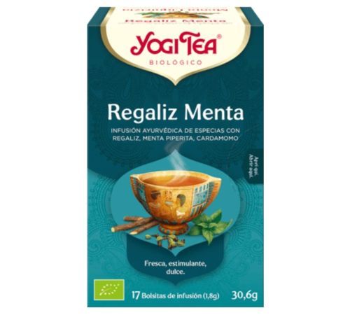 Infusion Regaliz Menta SinGluten Bio Vegan 17inf Yogi Tea