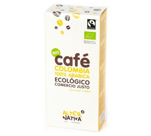 Cafe Molido Colombia 100 Arabica Bio 250g Alternativa3