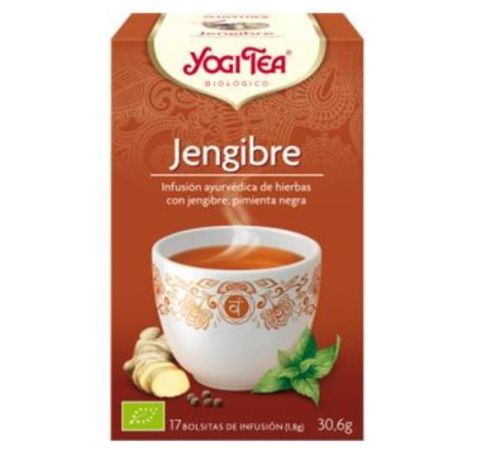 Infusion Jengibre SinGluten Bio Vegan 17inf Yogi Tea