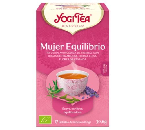 Infusion Mujer Equilibrio SinGluten Bio Vegan 17inf Yogi Tea
