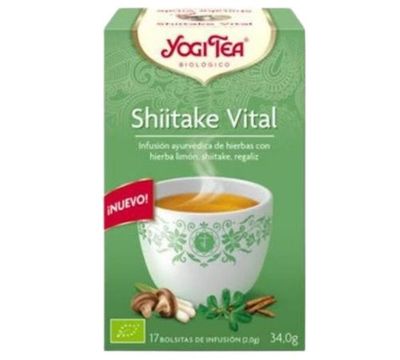 Te Shitake Vital SinGluten Bio Vegan 17inf Yogi Tea