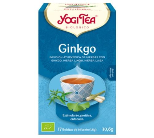 Infusion Ginkgo SinGluten Bio Vegan 17inf Yogi Tea