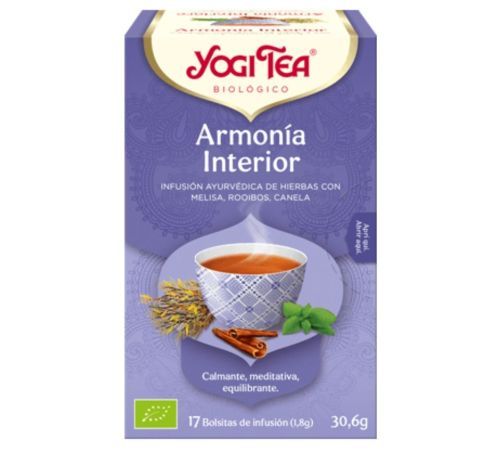Infusion Armonia Interior SinGluten Bio Vegan 17inf Yogi Tea