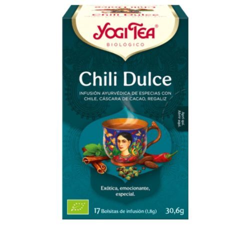 Chili Dulce Infusion SinGluten Bio Vegan 17inf Yogi Tea