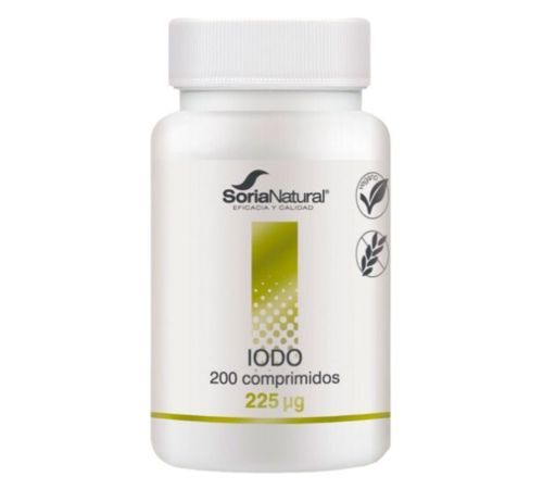 Iodo Vegan SinGluten 200comp Soria Natural