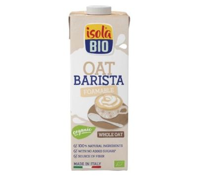 Bebida Vegetal de Avena Barista Bio 1L Isola Bio Bebida Vegetal de Avena Barista Bio 1L Isola Bio