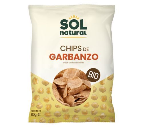 Chips de Garbanzos Bio Vegan 80g Solnatural