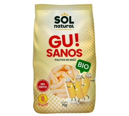 Gusanitos de Maiz Gigantes SinGluten Bio 70g Solnatural