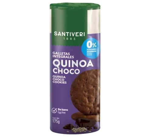 Galletas Digestive Quinoa y Chocolate 175g Santiveri