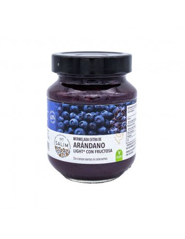 Mermelada de Arandanos Light con Fructosa SinGluten 325g Int-Salim