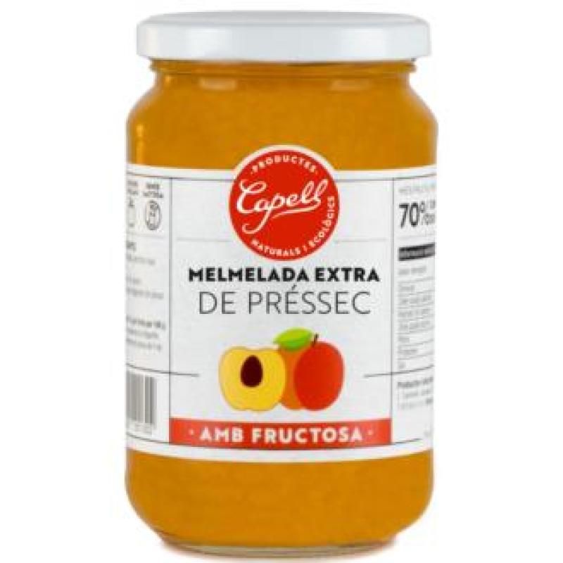 Mermelada de Melocoton con Fructosa 400g Capell