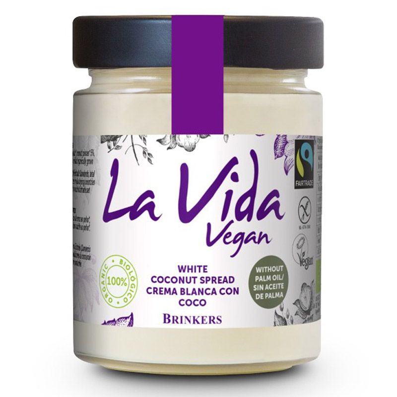 Crema Blanca con Coco SinGluten Bio Vegan 270g La Vida Vegan