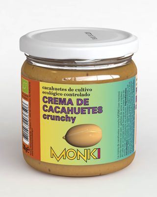 Crema de Cacahuetes Crujiente 330gr Bio - Monki