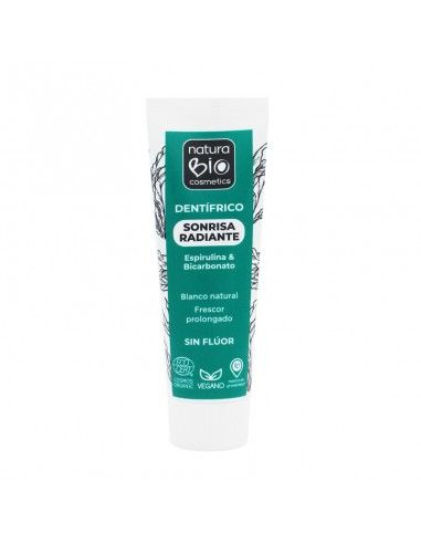 Dentifrico Sonrisa Radiante Bio Vegan 75ml Naturabio Cosmetics