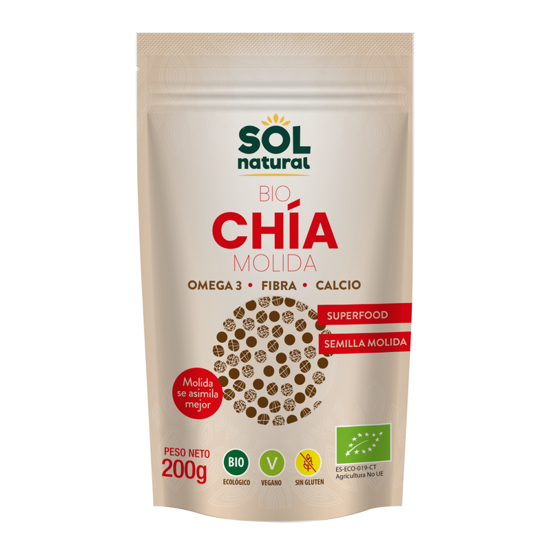 Semillas de chía molidas bio