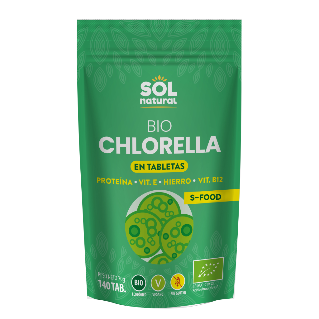 Chlorella en tabletas bio