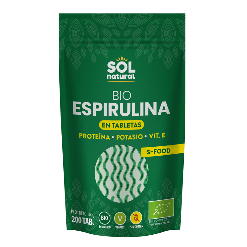 Espirulina en tabletas bio