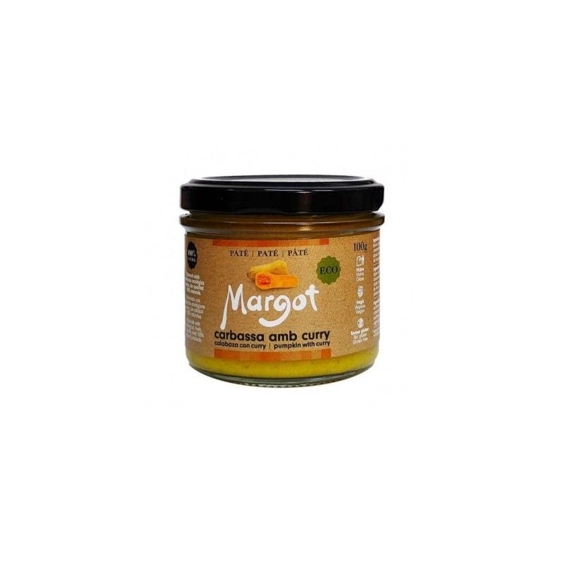 Pate de Calabaza con Curry SinGluten Eco Vegan 100g Margot