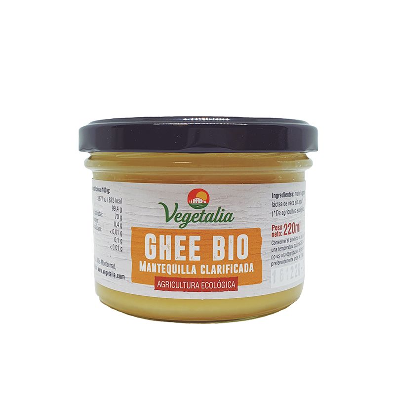 Ghee Mantequilla Clarificada Bio 220ml Vegetalia