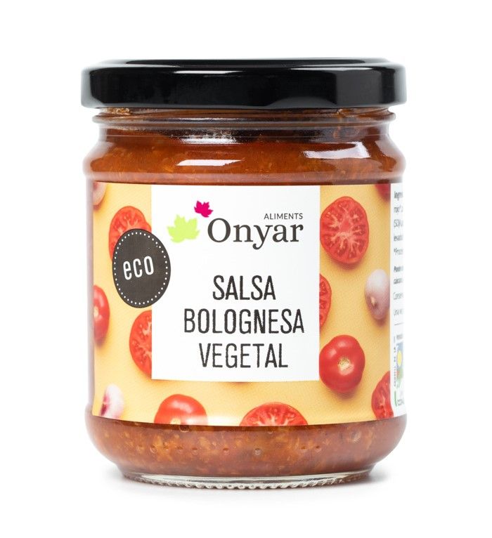 Salsa boloñesa vegetal 200g ecológica