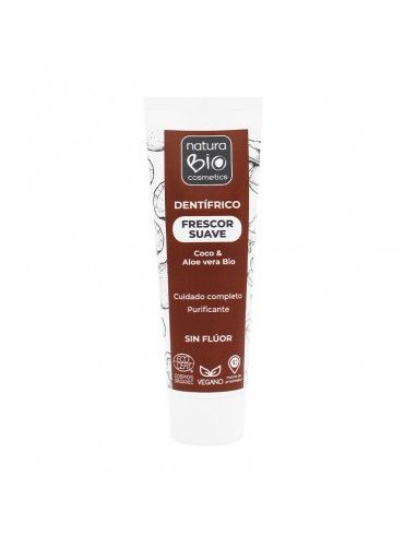 Dentifrico Frescor Suave Bio Vegan 75ml Naturabio Cosmetics
