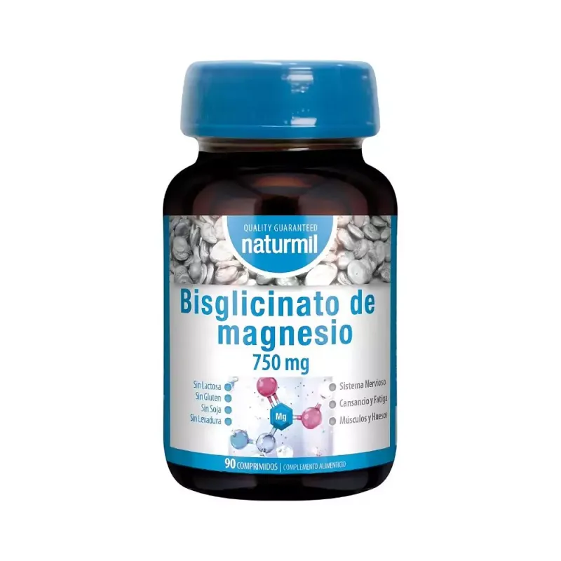 Bisglicinato Magnesio SinGluten 750mg Naturmil
