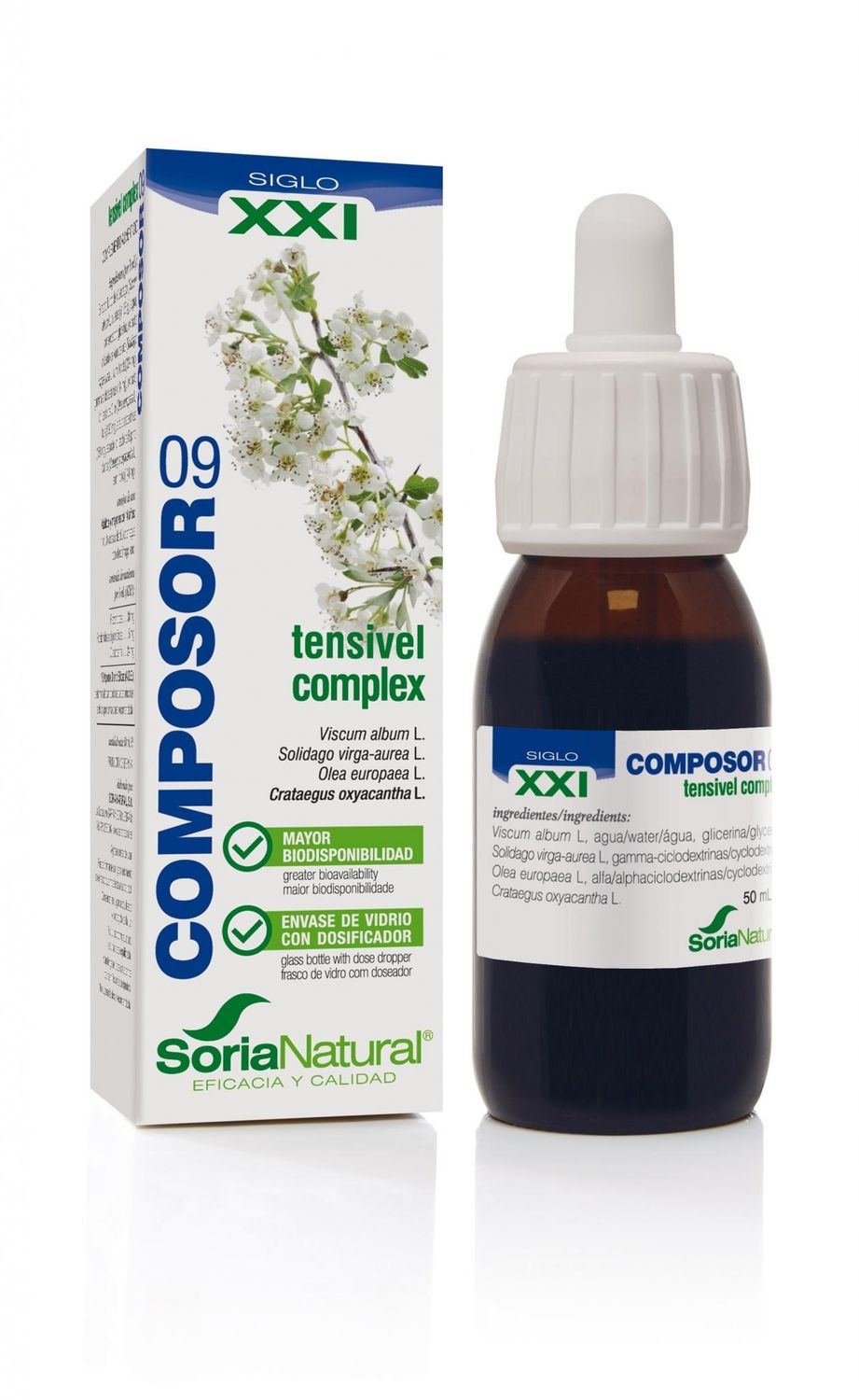 Composor 9 Tensivel Complex S. XXI 50ml Soria Natural