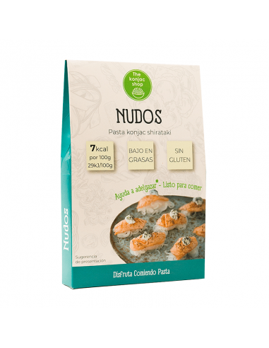 Fideos en Nudos Konjac SinGluten 200g The Konjac Shop