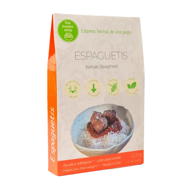 Espaguetis de Konjac – The Konjac Shop (200 g)