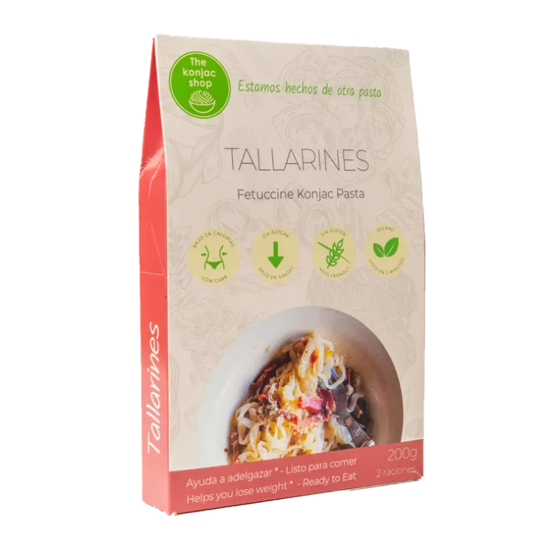 Tallarines SinGluten Vegan 200g The Konjac Shop