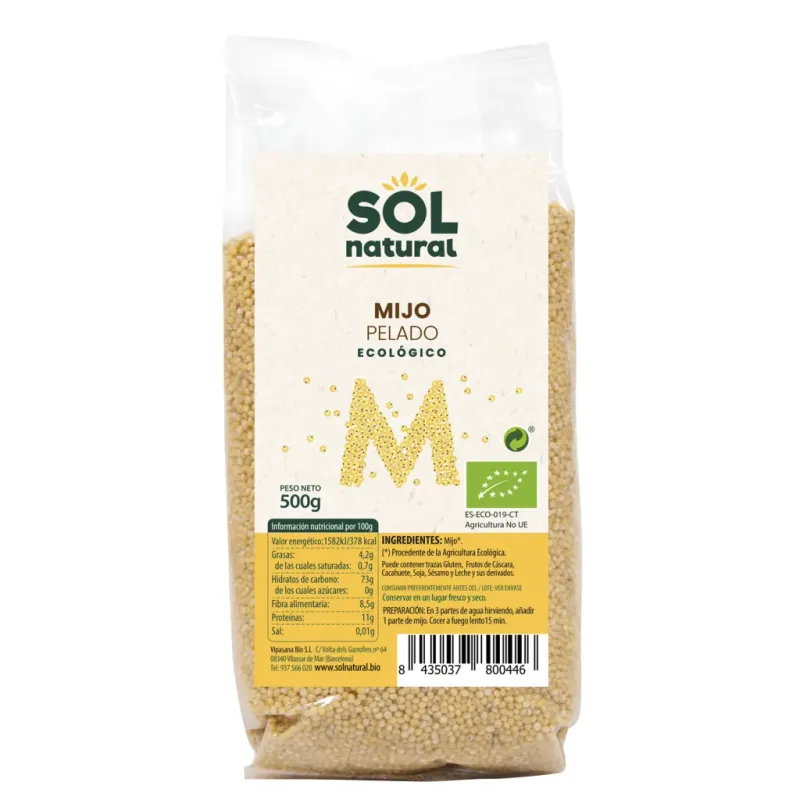 Cous Cous Integral Bio 500g Solnatural