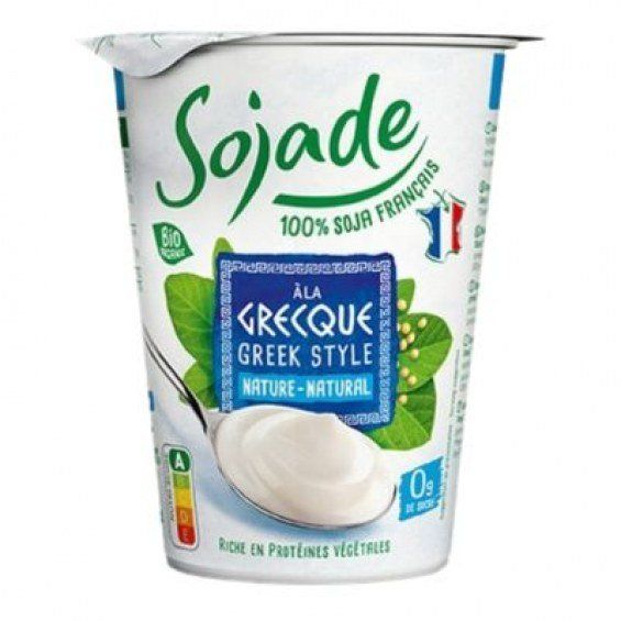 Yogur de Soja estilo Griego sabor Natural 400gr Sojade