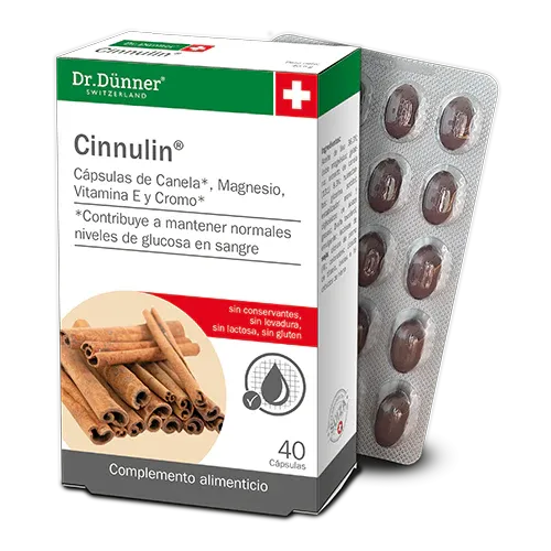 Cinnulin Control Azucar SinGluten 40caps Salus