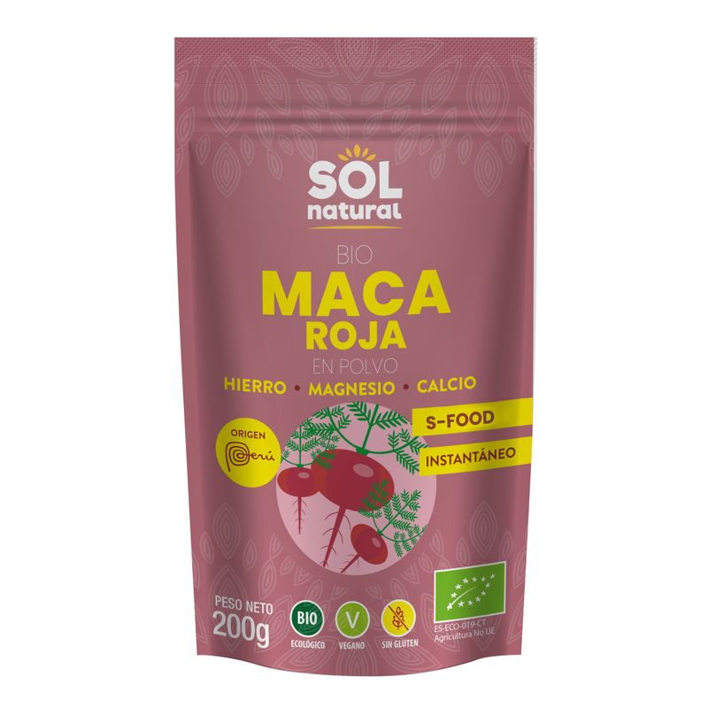 Maca roja en polvo bio
