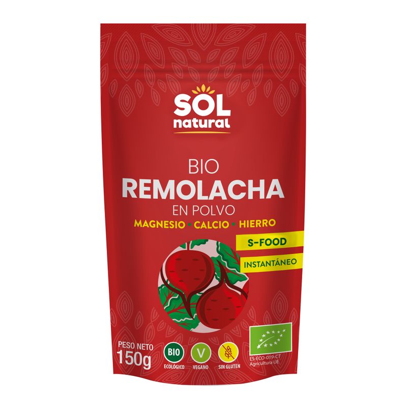 Remolacha roja en polvo bio
