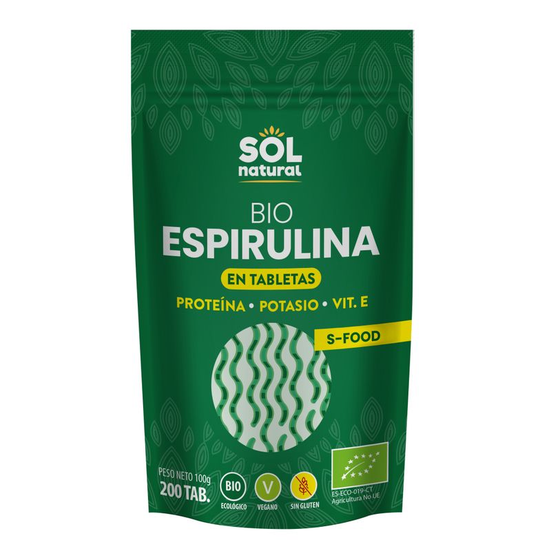 Espirulina en tabletas bio