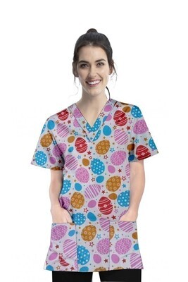 Printed V-Neck Sets
