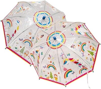 FR RAINBOW FAIRY TRANSPARENT COLOR  CHANGING UMBRELLA