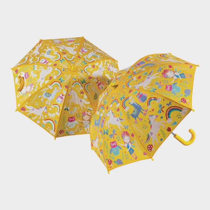 FR RAINBOW FAIRY YELLOW UMBRELLA