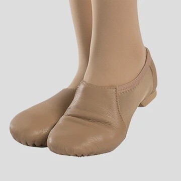 SO DANCA  ADULT LEATHER SPLIT SOLE JAZZ SHOE W/NEOPRENE
