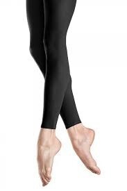 BOCH GIRLS ENDURA FOOTLESS TIGHTS, COLOR: BLACK, Size: CHILD MEDIUM