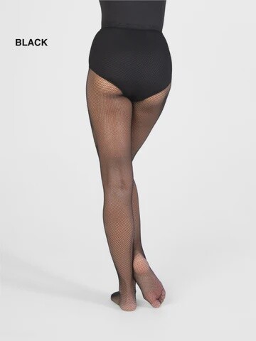 BW C61 TOTAL STRETCH FISHNET TIGHTS, COLOR: BLK, Size: 4-7