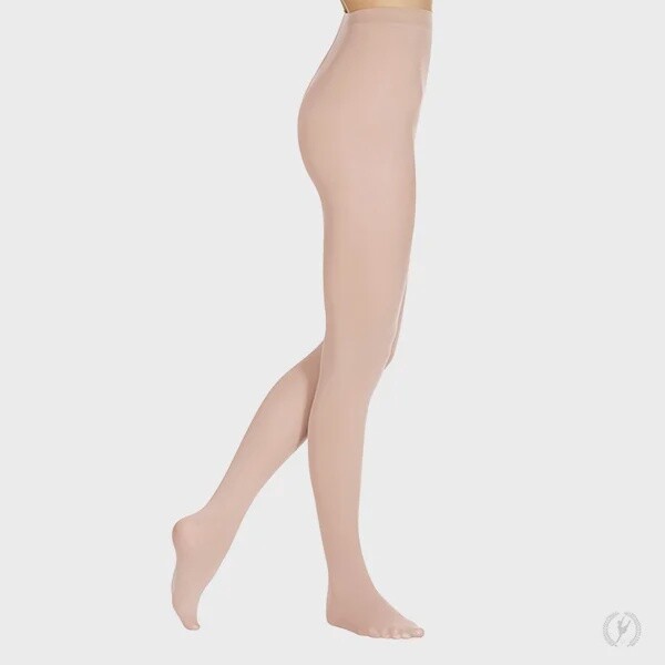 EUROTARD EUROSKINS ADULT FOOTED TIGHTS, COLOR: THEATRICAL PINK, Size: S/M